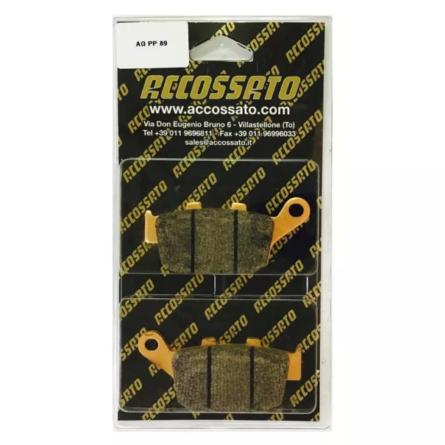 Pastiglie Freno Post Accossato Buell>Xb12Ss 1200 Lightning Long (2006-2010)