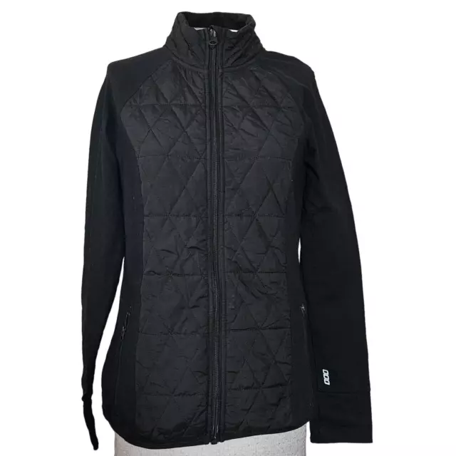 Lorna Jane LJ Black Premium Full Zip Jacket Size Medium