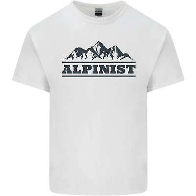 MONTAGNE Alpinist Escursionismo Arrampicata SCALATORE DA UOMO COTONE T-Shirt Tee Top