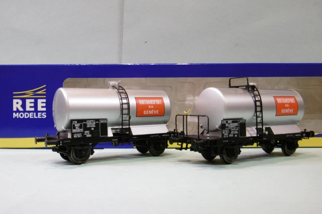 Coffret 2 wagons coke REE ref. WB-010 - Le Hangar A Locos
