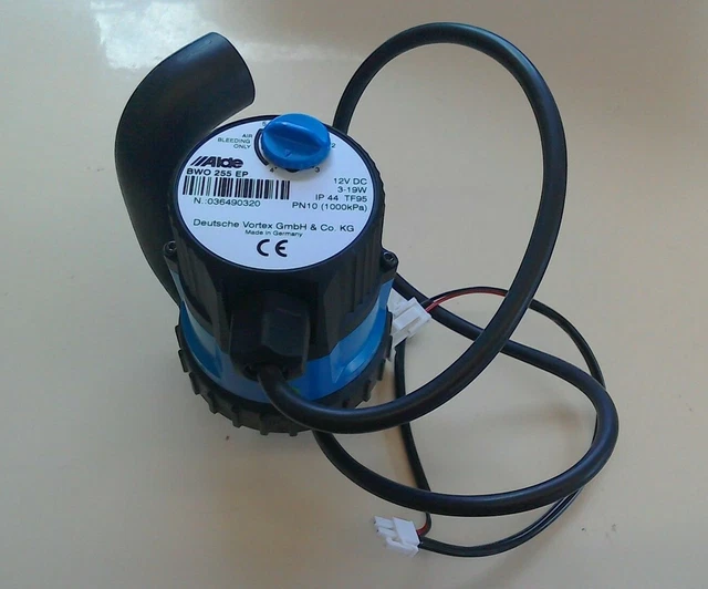 ALDE VORTEX CIRCULATION Pump 12V Inline Caravan + Motorhome Central
