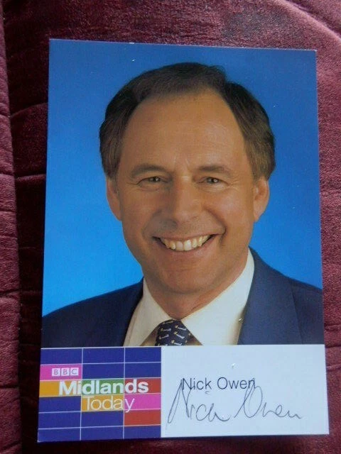 Nick Owen  -   Tv Presenter - Autographed Photo