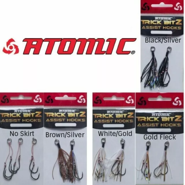 Atomic Trick Bitz Assist Hook Size 4 - Choose Colour BRAND NEW @ eBay Fishing Ta