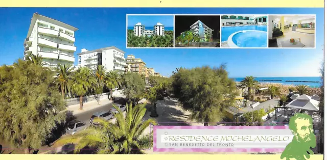 Cartolina Non Spedita - Residence Michelangelo - San Benedetto Del Tronto