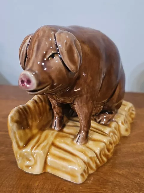 Bordallo Pinheiro Arte Bordalo CALDAS Toothpick Dispenser PIG 2