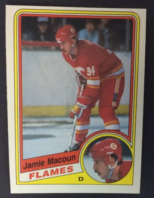 1984-85 O-Pee-Chee ROOKIE #230    Jamie Macoun     Flames  Leafs Wings