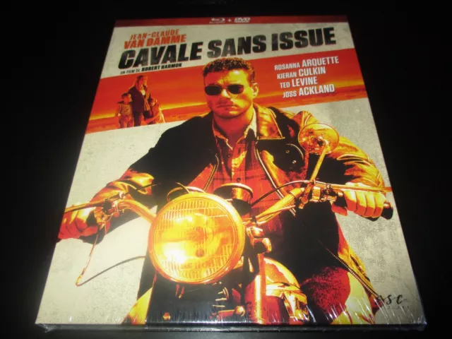 Cof Blu-ray + Dvd neuf CAVALE SANS ISSUE Jean-Claude VAN DAMME Rosanna ARQUETTE