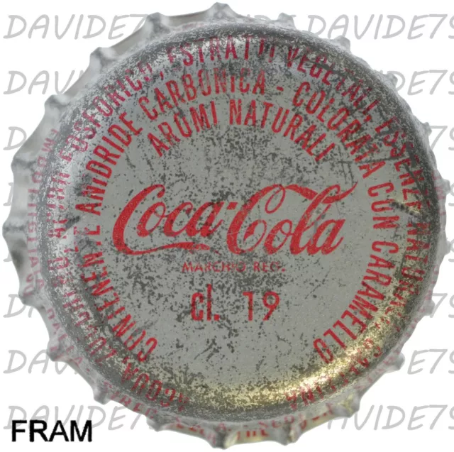 02072] TAPPO CORONA CROWN CAP CHAPA KRONKORKEN CAPSULE  - COCACOLA cl. 19