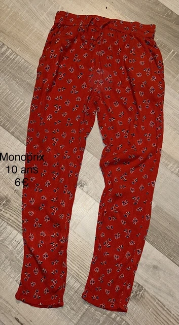 Monoprix pantalon fille best sale
