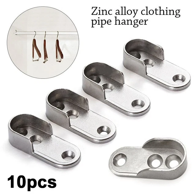 Matériau durable tige de placard support extrémité poteau pour vêtements de