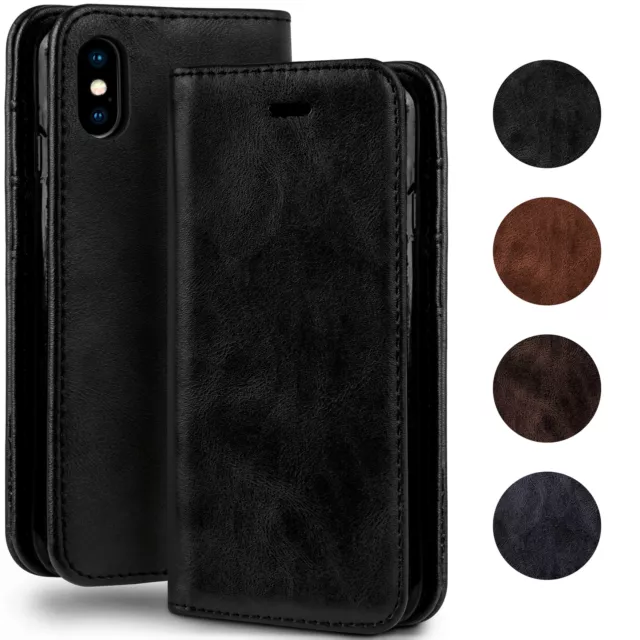 Handyhülle für Apple iPhone XS / iPhone X Flip Case Book 360 Grad Schutz Hülle