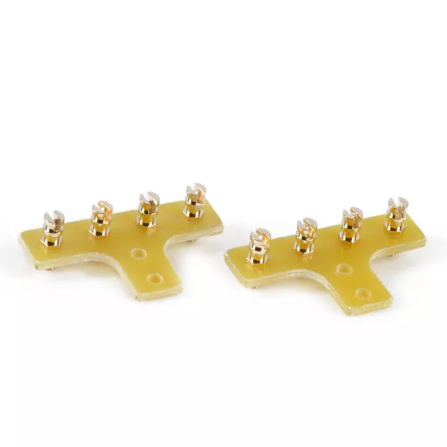 2pcs 4Lug Tag Turret Terminal Board Strip Audio Guitar Tube Amplifier DIY Parts