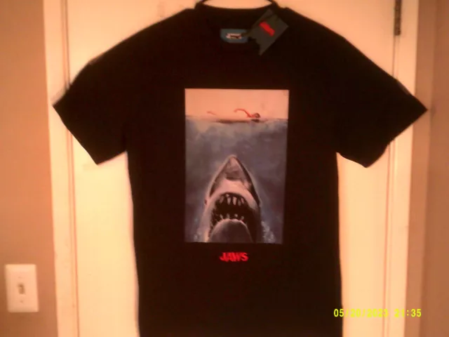 NEW SHOE PALACE "Jaws X Shoe Palace Tee" MEN'S BLACK RED T-SHIRT L JWSS04