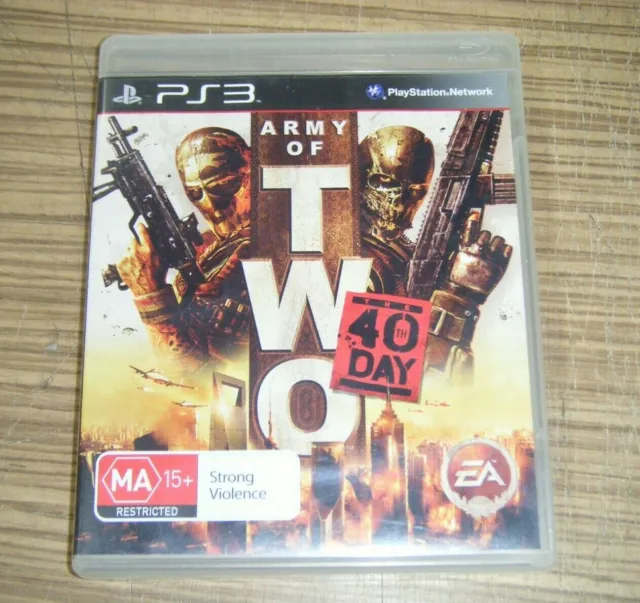 Sony PlayStation 3 PS3 Game - Army of Two: The 40th Day