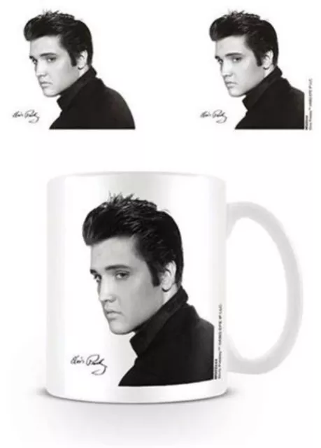 Elvis Presley Portrait Coffee Mug Cup 330mL Ceramic Fathers Day Christmas Gift