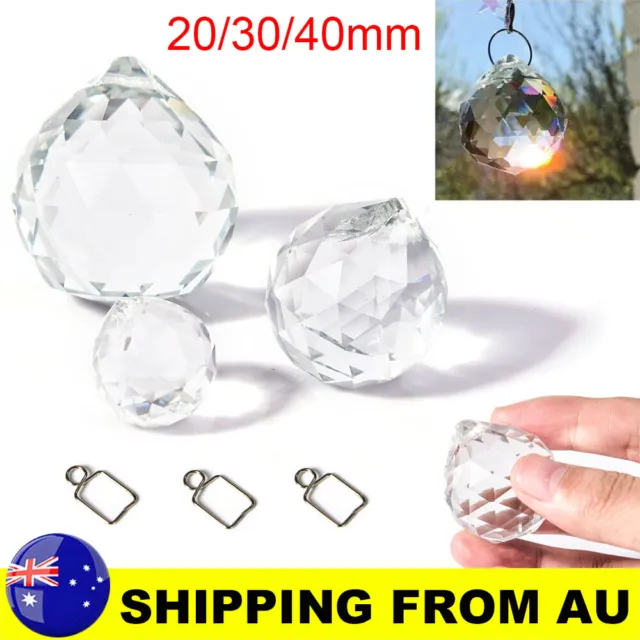 20-40mm Crystal Ball Prism Pendant Glass Chandelier Hanging Pendant Sun Catchers