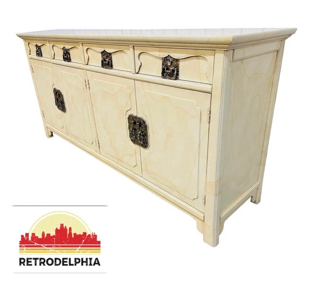 Vintage Henredon Ivory Lacquered Sideboard