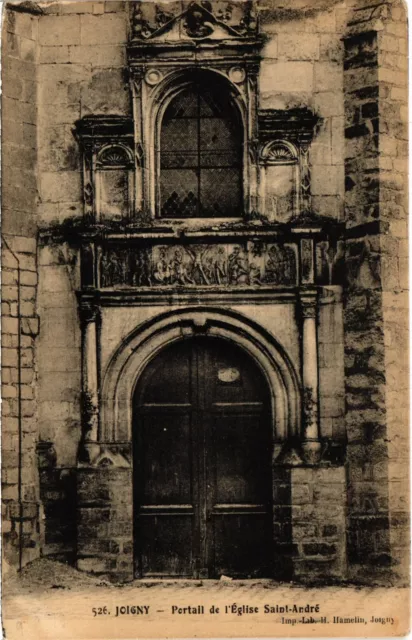 CPA Joigny Eglise St-André Portail (1183607)