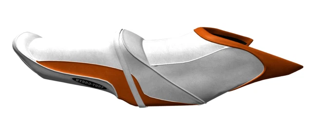 Hydro-Turf SeaDoo Seat Cover GTS 130 GTI 130 11-16 Wake 155 12-16 White/ORNGE EM