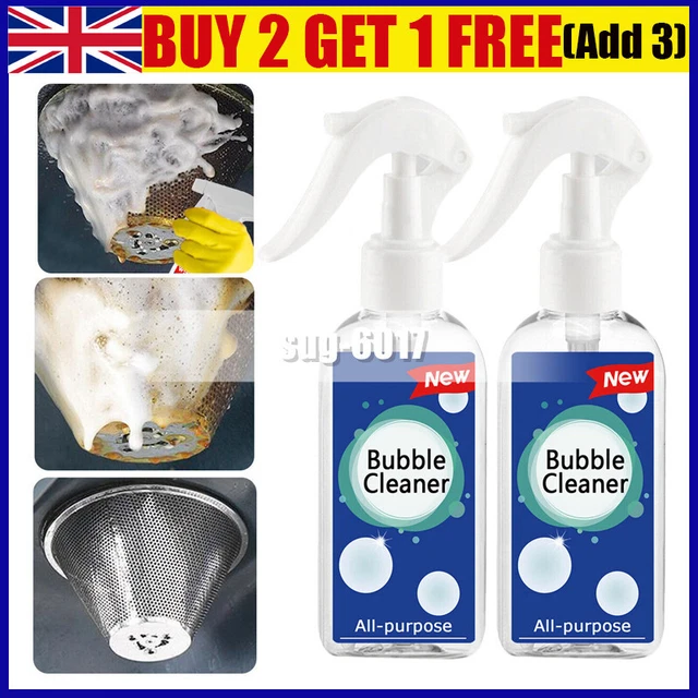 ALLPURPOSE CLEANING BUBBLE Cleaner Spray Foam Kitchen Grease Dirt