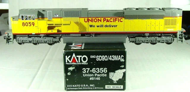 KATO HO SCALE Emd Sd90/43Mac Locomotive Union Pacific 37-6356 