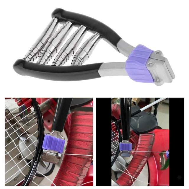 Pince de démarrage, outils de serrage à tête large manuelle, 3 ressorts pour maintenir la ligne de raquette pour les travaux de filetage