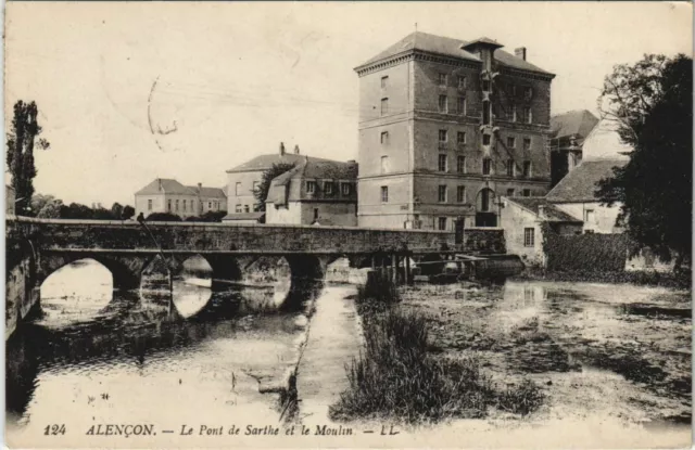 CPA ALENCON - Le Pont de Sarthe et le Moulin (138315)