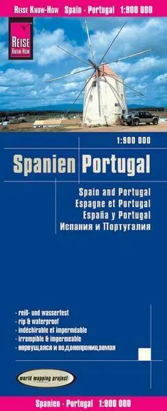 Reise Know-How Landkarte Spanien, Portugal (1:900.000)