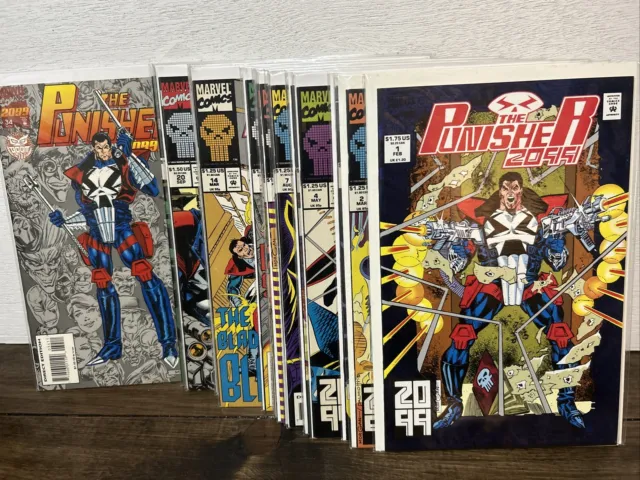 PUNISHER 2099 Lot Of 24 Marvel Comics (1-12, 14-20,22,23,26,29,34) 1993 1st App