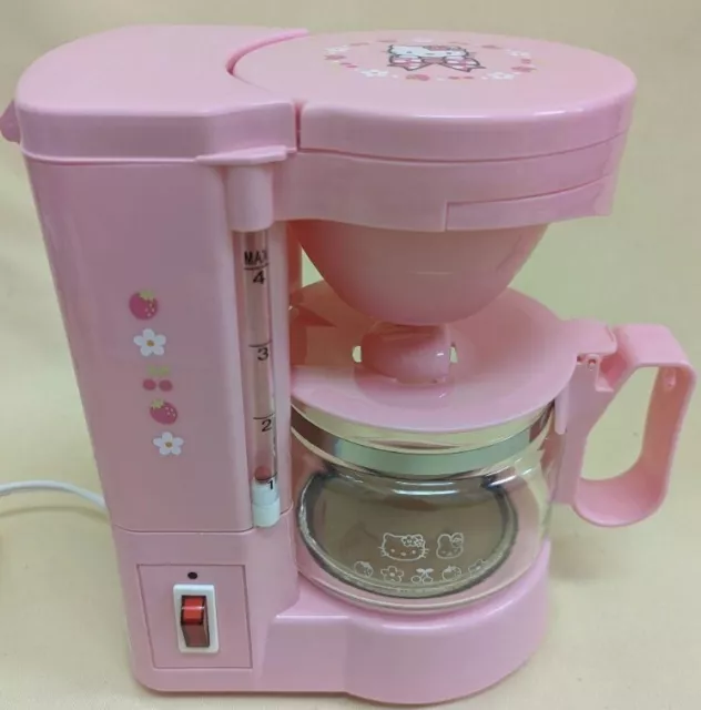 Sanrio Hello Kitty Drip Style Coffee Maker 100V Retro Japan F/S Unused NoBox