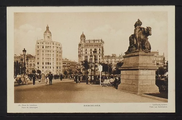 3254-BARCELONA -Plaza de Cataluna