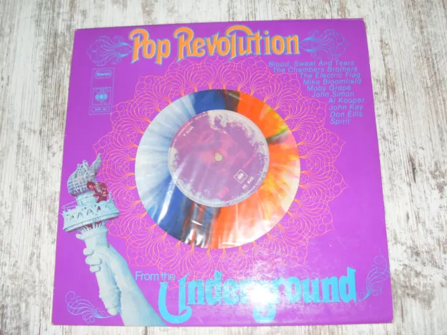 12" Lp Revolution From The Underground Multicoloured Vinyl - Psychedelic D 1969