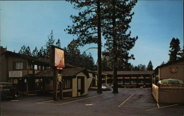 South Lake Tahoe,CA The Viking Motor Lodge El Dorado County California Postcard