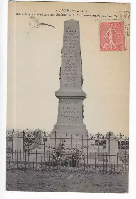 91  Lisses  Monument Aux Morts