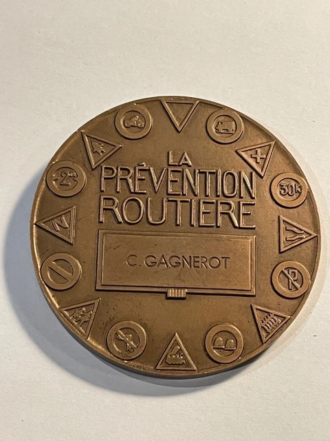 Médaille En Bronze - Association Prévention Routière - XXème - 177-7