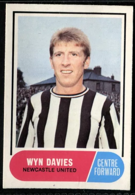 Trade Card,A&BC Gum,FOOTBALLERS,Football Facts,1969,Wyn Davies,Newcastle,#57