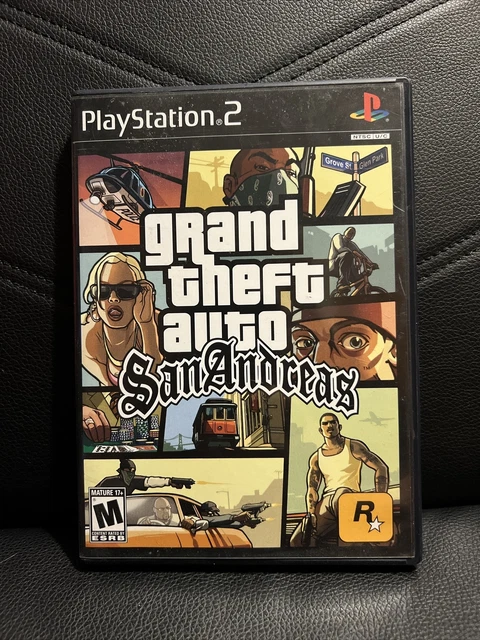 GRAND THEFT AUTO GTA San Andreas PS2 (Sony PlayStation 2) W/ Manual No ...