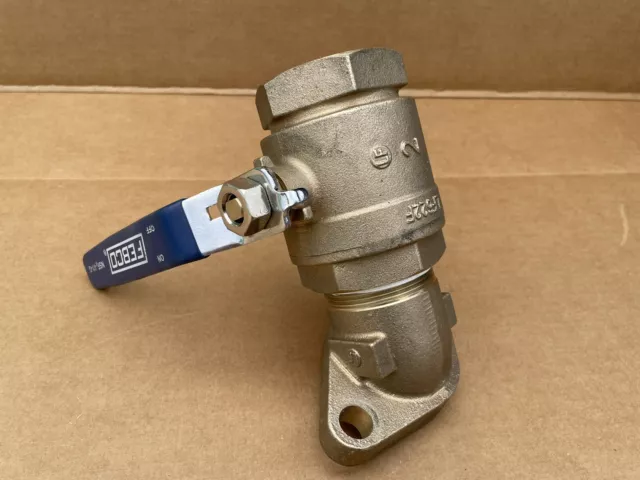 BACKFLOW - NEW - FEBCO 2" LF622F VALVE w ANGLED 2" FITTING 600 CWP NSF-61-G