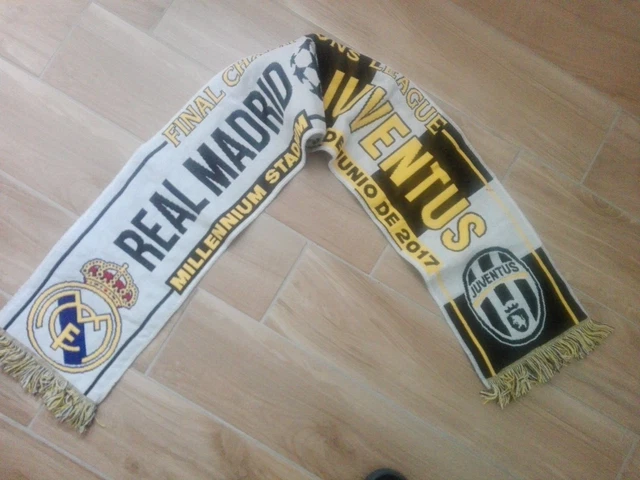 Sciarpa Ufficiale Real Madrid - Collezione Liga, 140 Cm, Blu, Materiale Acrilico, Prodotto Licenziato