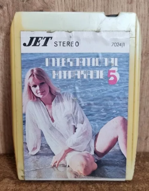 International Hit Parade 5 - 8 Track Tape Cartridge Jet Stereo Rare Compilation