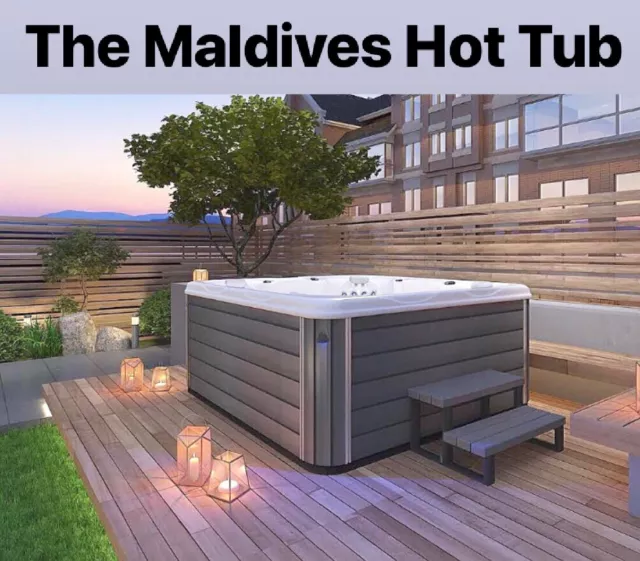 SALE Hot Tub Maldives 6 Person Seater USA Balboa *White* Quality Spa Bluetooth