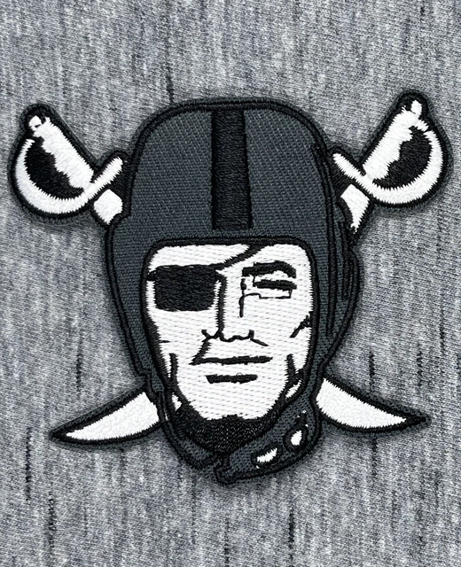 thumbnail image 2 of Las Vegas Raiders NFL Football Iron-On Embroidered Patch – Gold 2 of 5