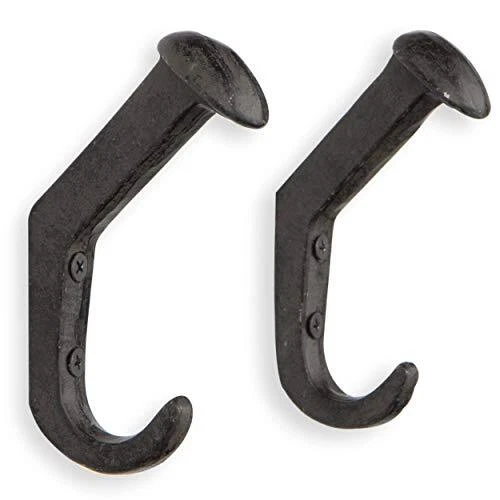 Rustic State Slack Wall Mount Cast Iron Hooks Coat Towel Bag Hat Hanger Multi...