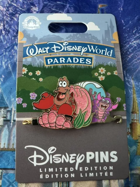 Disney Parks WDW Parades The Little Mermaid Sebastian Pin Limited Edition 3000