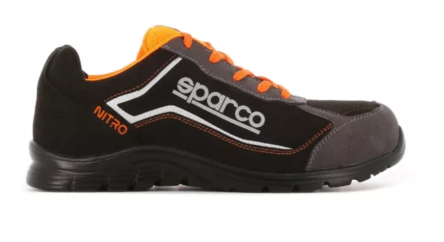 Sparco NITRO S3 low-cut Mechanics Safety Shoes black/grey - size 46