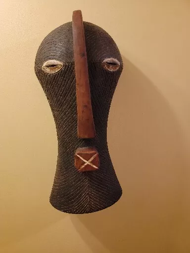 Antique African Kifwebe Songye Luba Wooden Mask Congo