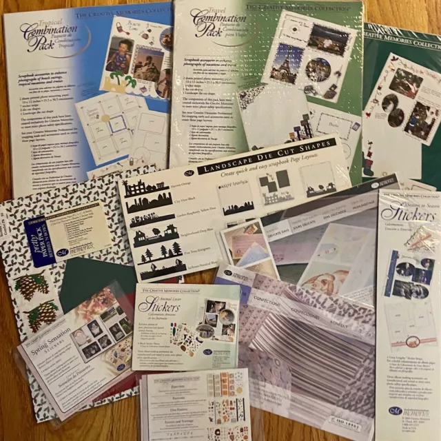 REDUCED! Creative Memories Packs, Sheets, Combos, Etc YOU CHOOSE! Ships Free! #2