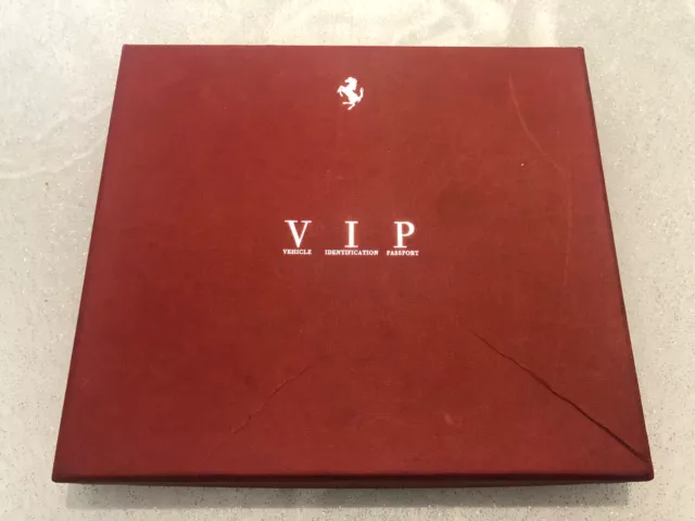 Libro Brochure Ufficiale V.I.P. Vehicle Identification Passport FERRARI F430