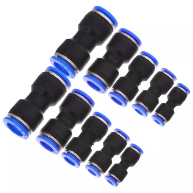 50 Pc Pneumatic Straight Connectors Fittings Kit Tracheal Accessories