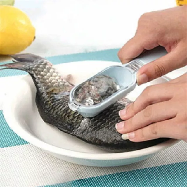 Fast clean fish scale remover fish skin steel plastic scaler scraper cleaner_ Sb